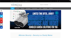 Desktop Screenshot of mikrotecsecurity.com